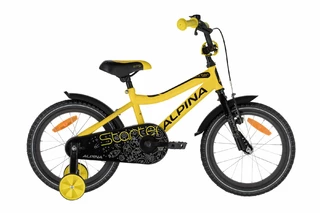 Gyermek kerékpár KELLYS ALPINA Starter 16" - citromsárga