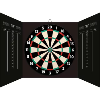 Magnetic Paper Dartboard Cabinet Set Bull’s