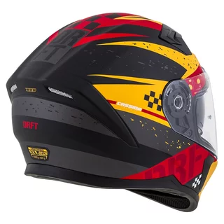 Motorcycle Helmet Cassida Integral 3.0 DRFT Matte Orange/Fluo Red/Black/White