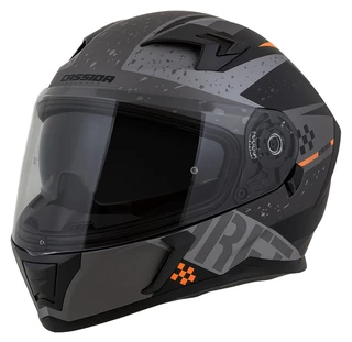 Motorcycle Helmet Cassida Integral 3.0 DRFT Matte Gray/Black/Orange