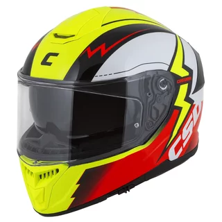 Motocyklová helma Cassida Integral GT 2.1 Flash žlutá fluo/červená fluo/černá/bílá