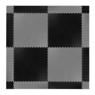 Puzzle fitness szőnyeg sarok összekötő elem Simple 4db fekete