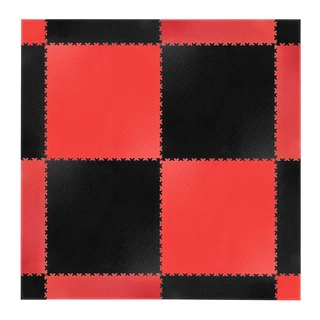 Puzzle fitness szőnyeg inSPORTline Simple piros