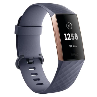 Fitness Tracker Fitbit Charge 3 Rose Gold/Blue Grey