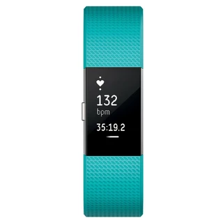 FITBIT Charge 2 Teal Silver Fitnessarmband