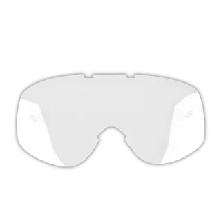Spare lens for moto goggles W-TEC Spooner - Smoke - Clear