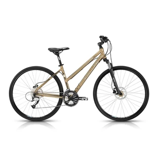 Dámsky crossový bicykel KELLYS Clea 90 - model 2015 - hnedá