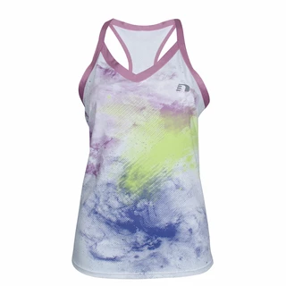 Women's sports sleeveless Newline Imotion Print Tank - White
