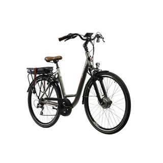 Miejski rower elektryczny Devron 28120 28" - 7.0 - Srebrny