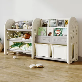 Children’s Bookcase w/ Toy Shelf inSPORTline Juriano