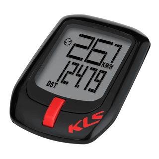 Wireless Cycling Computer Kellys Direct WL - Black-Red - Black-Red
