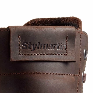 Kožené moto topánky Stylmartin District - hnedá