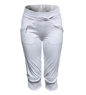 Women's Elastic 3/4 Pants ALEA - White