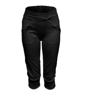 Dámské elastické 3/4 kalhoty ALEA - černá
