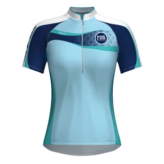 Women's cycling dress KELLYS Faith - short sleeve - Blue