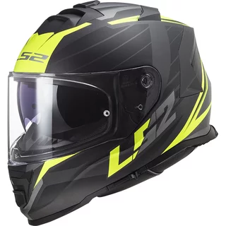 Motorradhelm LS2 FF800 Storm II Nerve Matt H-V Gelb