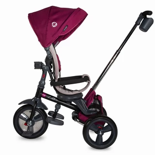 Three-Wheel Stroller w/ Tow Bar Coccolle Velo - Purple