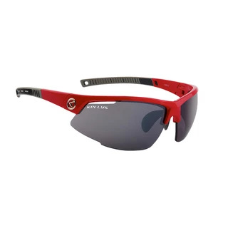Cyklistické brýle KELLYS Force - Shiny Red, červená s tmavými skly
