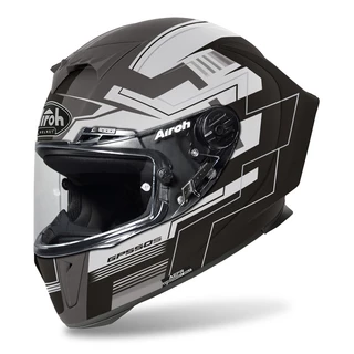 Moto prilba Airoh GP 550S Challenge matná čierna