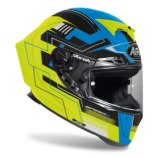 Moto přilba Airoh GP 550S Challenge matná modrá/žlutá
