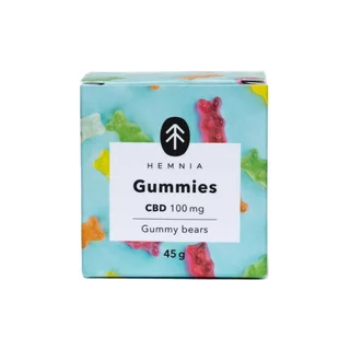 CBD Gummies medvídci Hemnia, 100 mg CBD, 20 ks