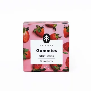CBD Gummies bonbóny Hemnia, 100 mg CBD, 20 ks