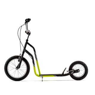 City-Line 16'+12' Scooter Roller Tretroller - schwarz-gelb
