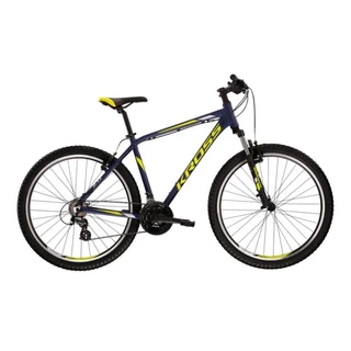 Horský bicykel Kross Hexagon 2.0 27,5" Gen 004 - tmavo modrá/limetová/šedá