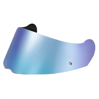 Replacement Visor for LS2 FF908 Strobe II Helmet - Iridium Silver - Iridium Blue