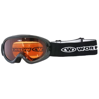 Junior ski goggle  WORKER Doyle - bela - črna