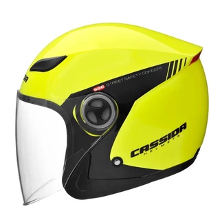 Moto přilba Cassida Reflex Safety - černá-fluo žlutá - černá-fluo žlutá