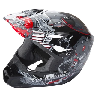 Children's Motocross Helmet Fly Racing Kinetic Youth Invasion - Grey