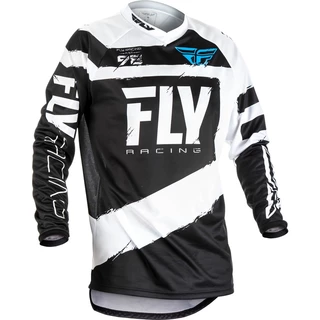 Motocross Jersey Fly Racing F-16 2018 - Black-White