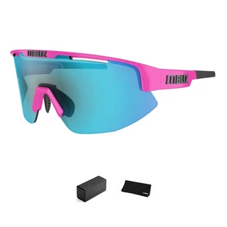 Sportowe okulary przeciwsłoneczne Bliz Matrix - Błyszczący Czarny - Różowy