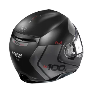 Motorcycle Helmet Nolan N100-5 Plus Distinctive N-Com P/J - Flat Black