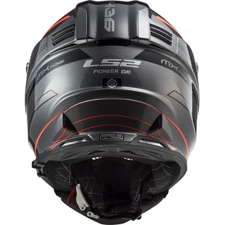 Motorcycle Helmet LS2 MX436 Pioneer Evo - Evolve Red White