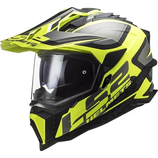 Endurohelm LS2 MX701 Explorer Alter - Matt Black H-V Yellow