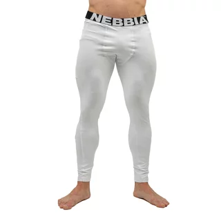 Męskie legginsy z kieszenią Nebbia Discipline 708 - Biały - Biały