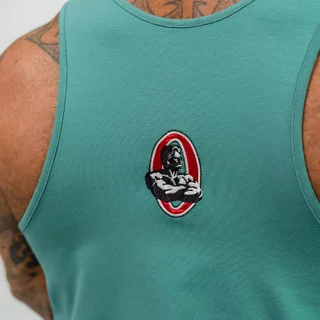 Męska koszulka na ramiączkach fitness Nebbia Strength 714 - Czarny
