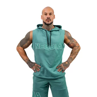 Mikina bez rukávov Nebbia Iron Beast 710 - Green - Green