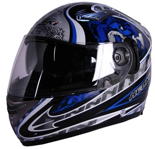 NENKI NK-830 Motorcycle Helmet - Black-Blue
