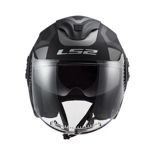 Moto prilba LS2 OF570 Verso Marker - Matt Black Titanium