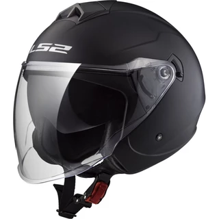 Moto helma LS2 OF573 Twister II Single Mono - Matt Black