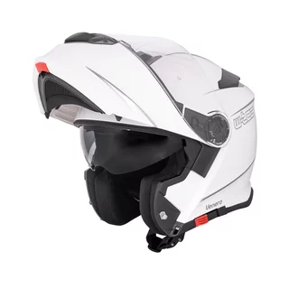 Flip-Up Motorcycle Helmet W-TEC Venero - Glossy White