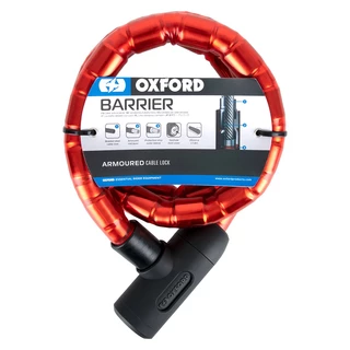 Motorcycle Lock Oxford Barrier 1.4 m Red