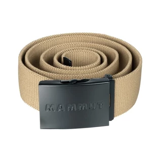 Pasek do spodni tekstylny MAMMUT Logo Belt - Czarny - Safari