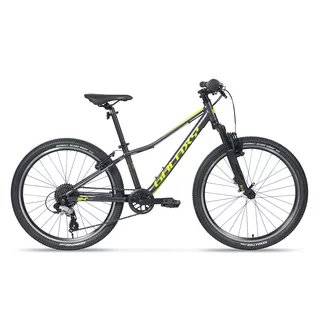 Juniorský horský bicykel Galaxy Pavo 24" - model 2024 - žltá - čierna