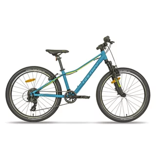 Juniorský horský bicykel Galaxy Pavo 24" - model 2024 - žltá - modrá