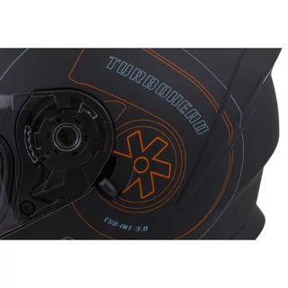 Motorcycle Helmet Cassida Integral 3.0 Turbohead - Black Matte/Gold