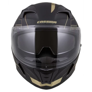 Motorcycle Helmet Cassida Integral 3.0 Turbohead - Matt Black/Orange/Blue